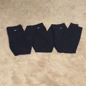 Nike compression leggings -set of three